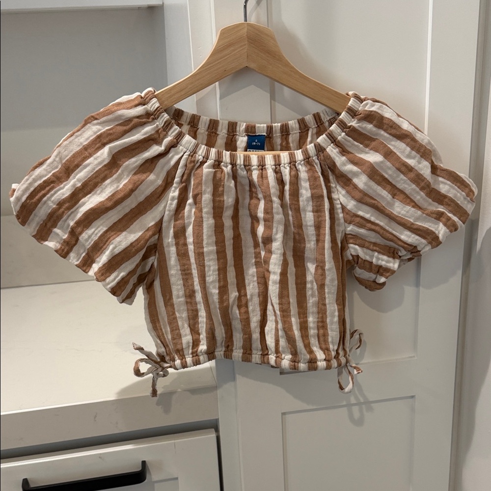 Girls -Old navy linen top